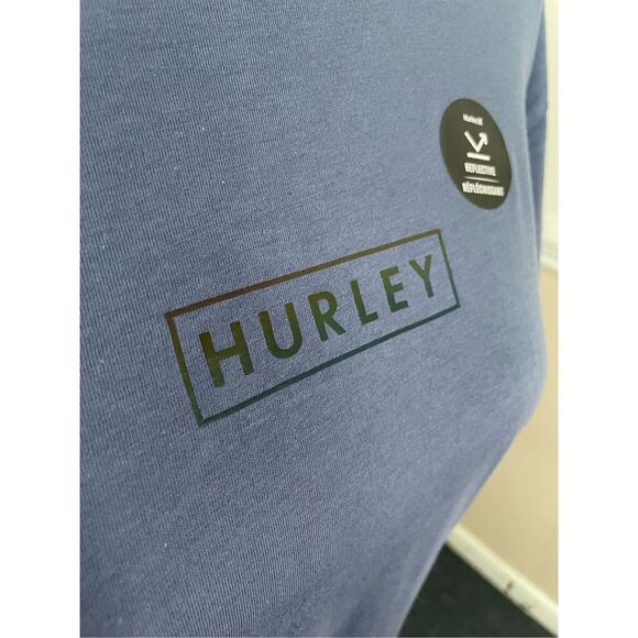 Hurley Men’s Short Sleeve Tee Size Medium- Diffused Blue - Picture 3 of 9
